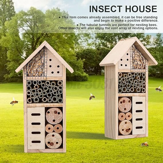 Eco-Friendly Insect Haven for Bees and Pollinators