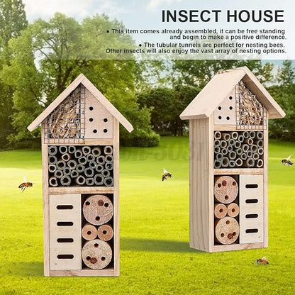 Eco-Friendly Insect Haven for Bees and Pollinators