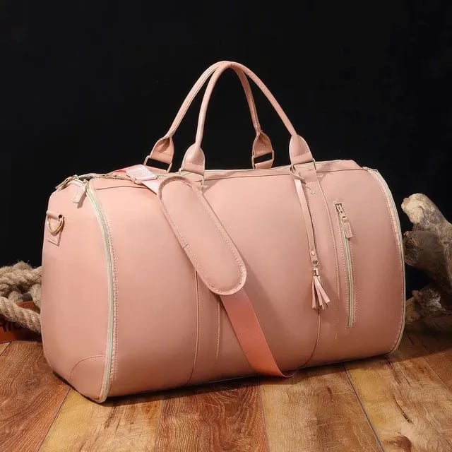 Versatile 60L Travel Duffel with Garment Organizer and Shoe Storage