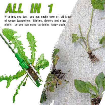 ErgoWeed Remover with Tri-Claw Design and Foot Operated Mechanism