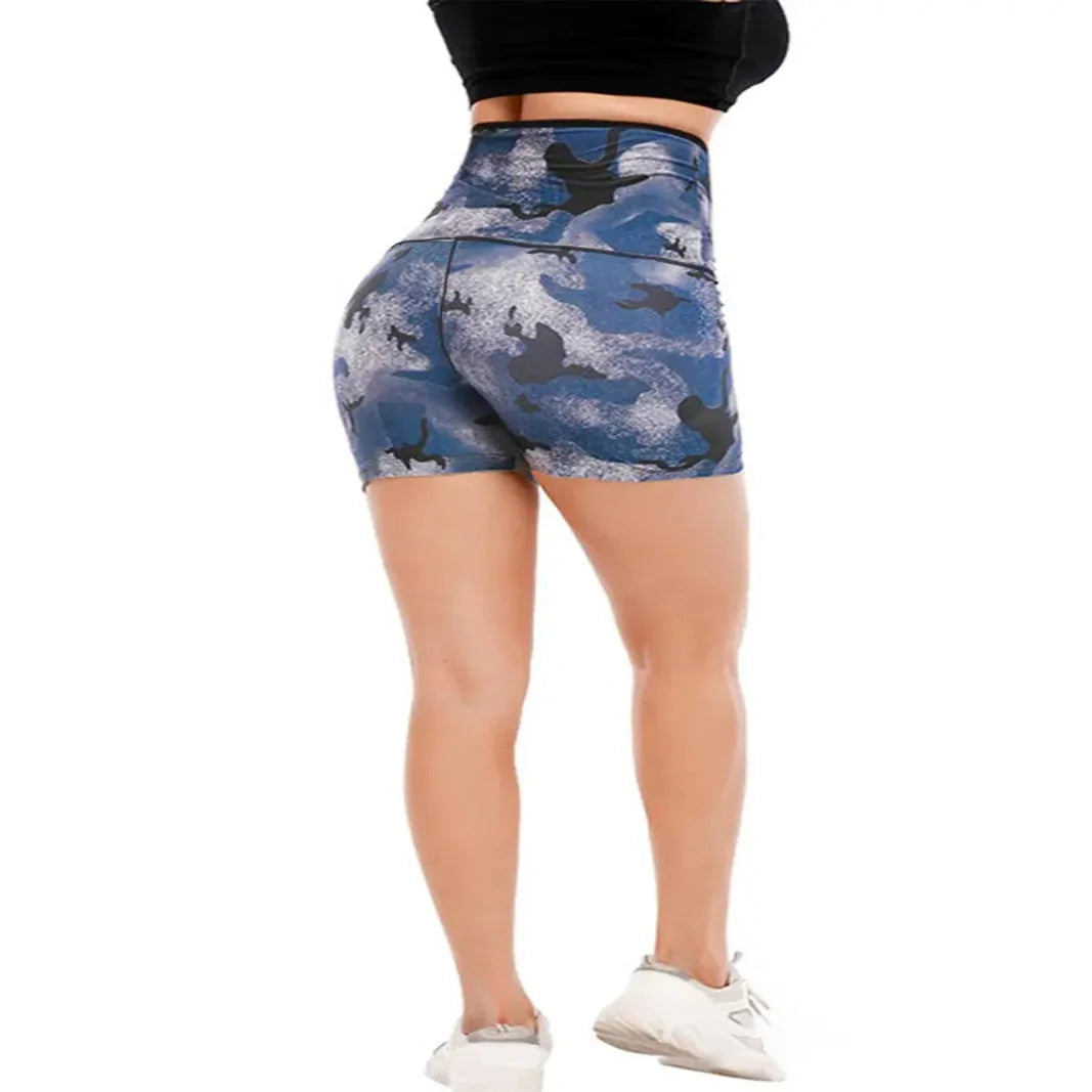 Ultimate Comfort High Waist Workout Shorts with Moisture Control & Waist Wrap