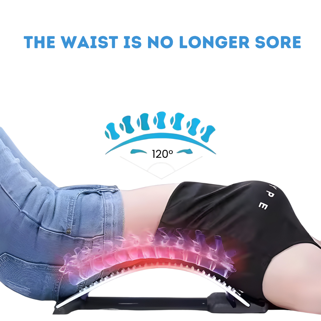 Ergonomic Lumbar Stretch Board for Back Relief and Posture Improvement