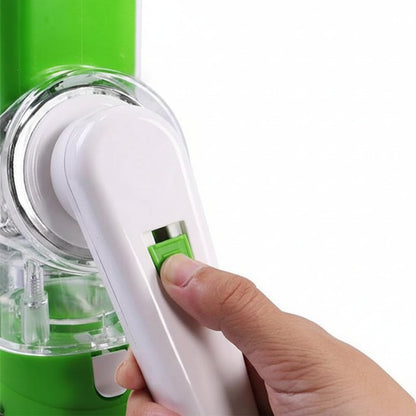 Effortless Vegetable Slicer with Hand Crank and Three Blades