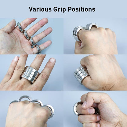 Compact Fidget Ring with Silent Folding Mechanism