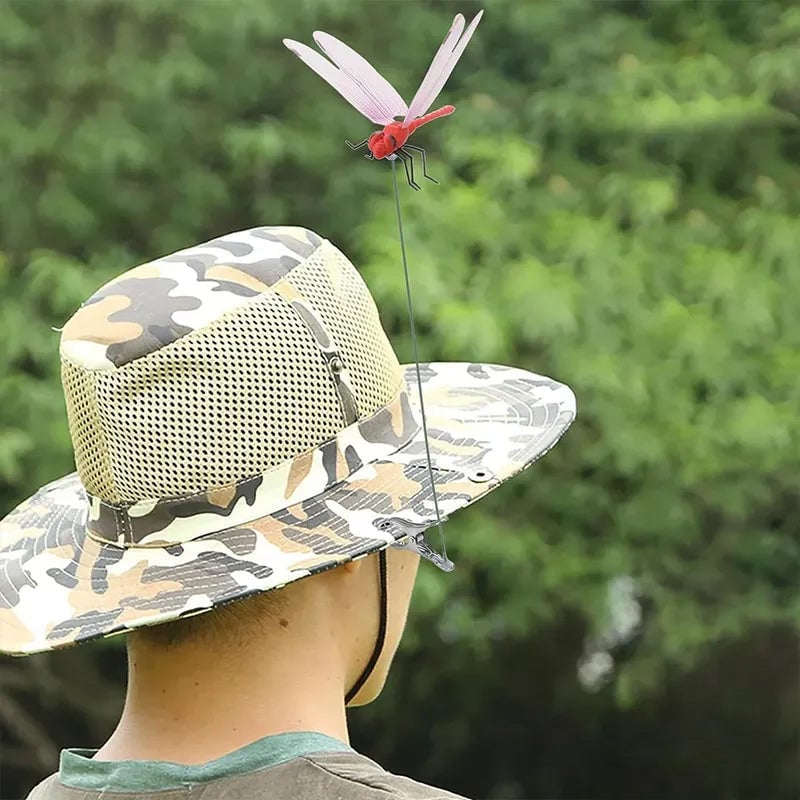 Lifelike Dragonfly Clips for Effective Mosquito Protection