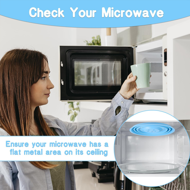 SmartFold Microwave Shield with Magnetic Attachment and Ventilation
