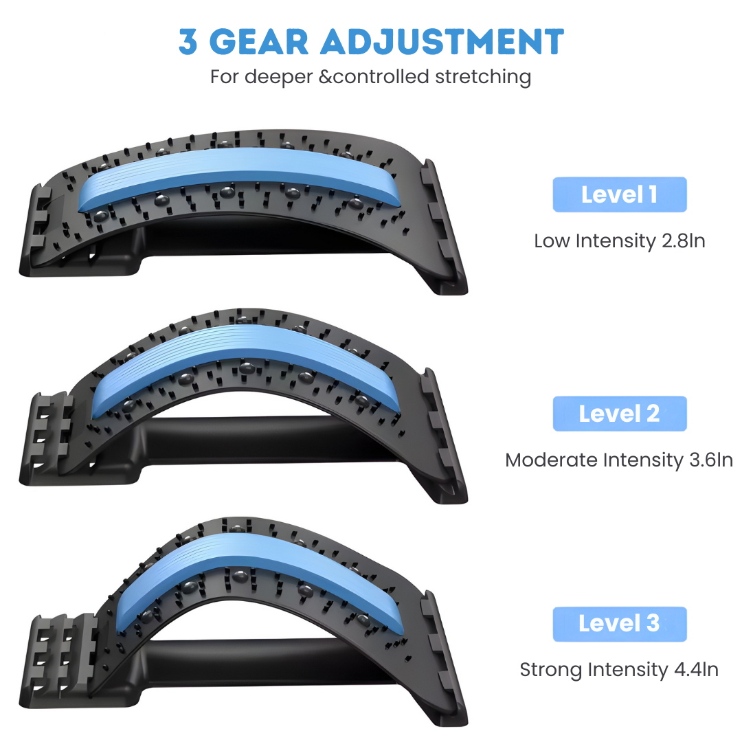 Ergonomic Lumbar Stretch Board for Back Relief and Posture Improvement