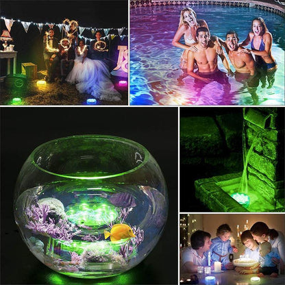 Underwater LED Pool Illumination with 12 Color Options and Remote Control