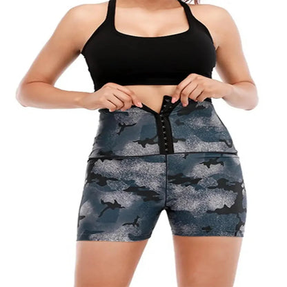 Ultimate Comfort High Waist Workout Shorts with Moisture Control & Waist Wrap
