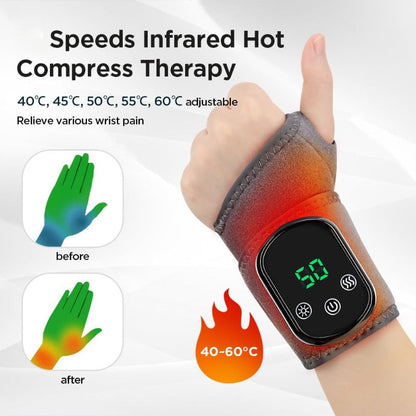 Rechargeable Heat and Vibration Wrist Relief Wrap