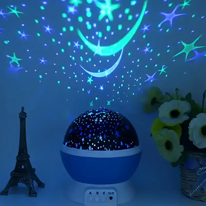 Serene Night Sky Projector with Relaxing Sounds