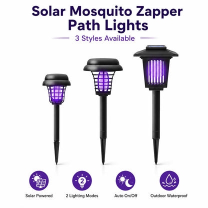Solar-Powered Insect Eliminator with Automatic Dusk Activation