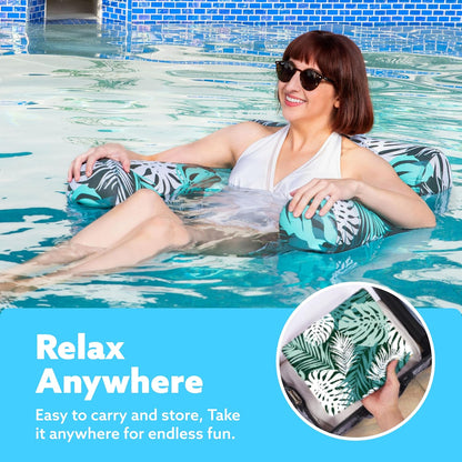 Comfort Mesh Pool Lounger with Adjustable Depth – Set of 2