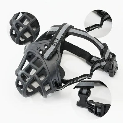 Comfort Fit Dog Muzzle with Customizable Straps
