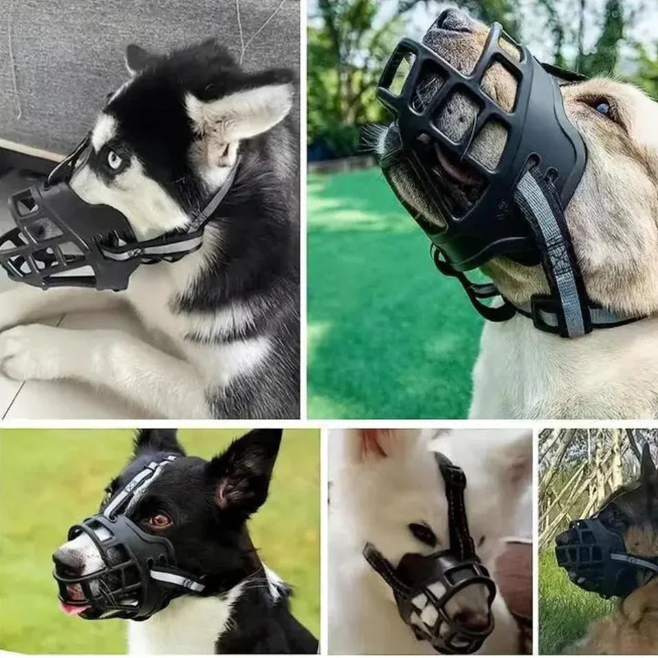 Comfort Fit Dog Muzzle with Customizable Straps