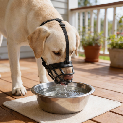 Comfort Fit Dog Muzzle with Customizable Straps