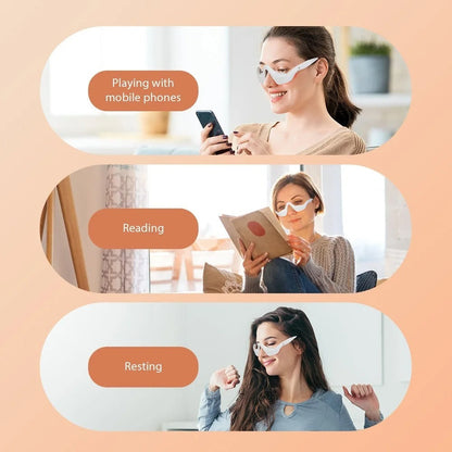 Soothing Eye Relaxer with LED Light and Versatile Settings
