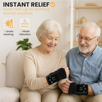 Rechargeable Heat and Vibration Wrist Relief Wrap