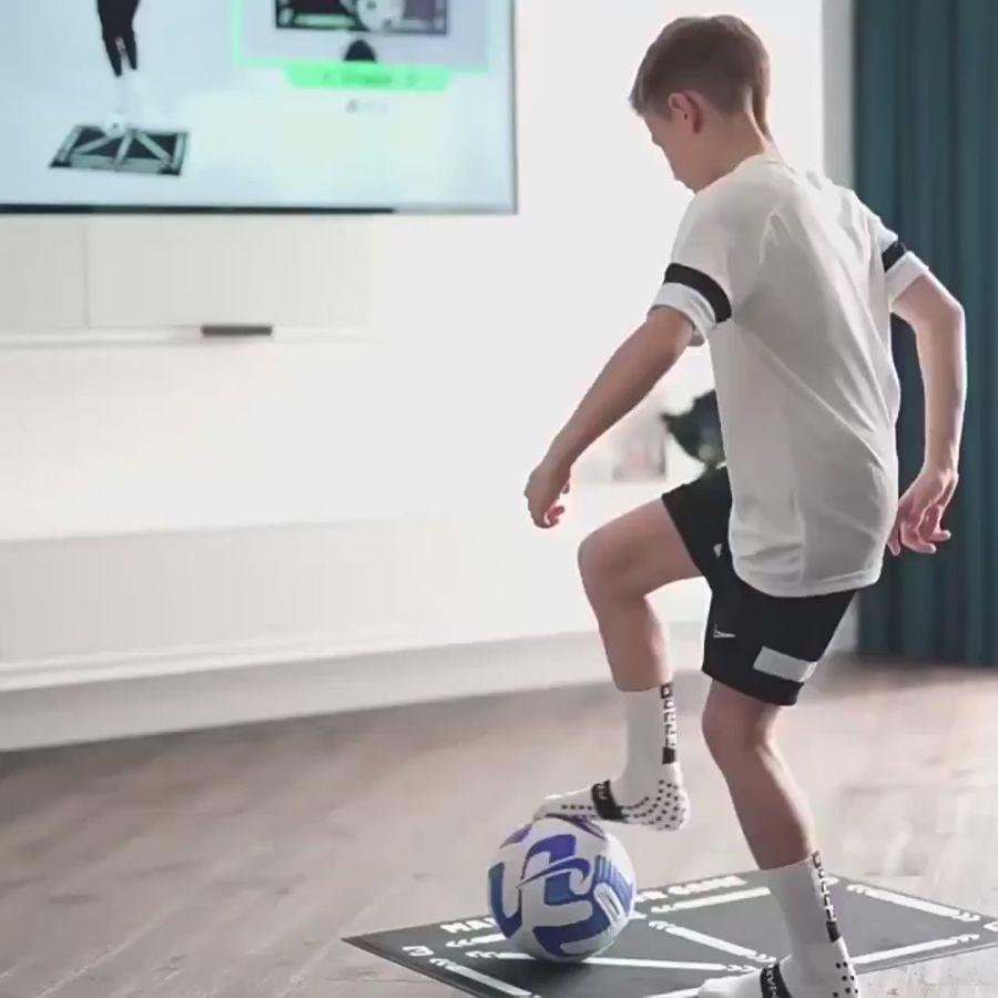 Youth Skill Development Soccer Training Mat with Video Guide