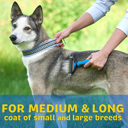 Effortless Grooming Brush for Medium to Long Haired Pets