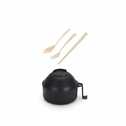 QuickServe Noodle Bowl Collection with Secure Lid & Cool Grip Handle, 6-Piece