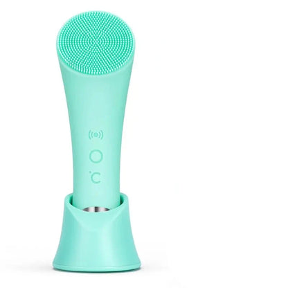 Heated Facial Cleansing Brush with 5 Vibration Settings