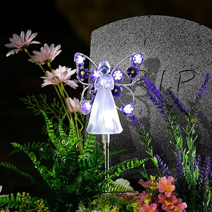 Heavenly Glow Solar Garden Light with Warm LED and Auto Activation