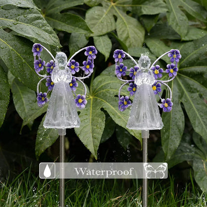 Heavenly Glow Solar Garden Light with Warm LED and Auto Activation