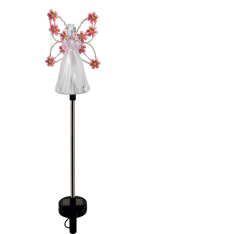 Heavenly Glow Solar Garden Light with Warm LED and Auto Activation