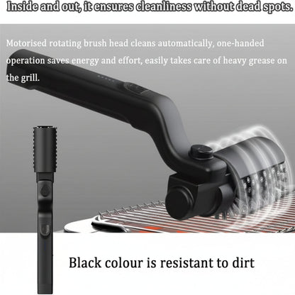 Rechargeable Electric Grill Cleaner with Rotating Head and Extras