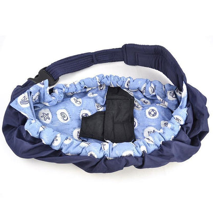 CozyWrap Baby Sling Carrier with Soft Shoulder Cushion and Easy Nursing Access