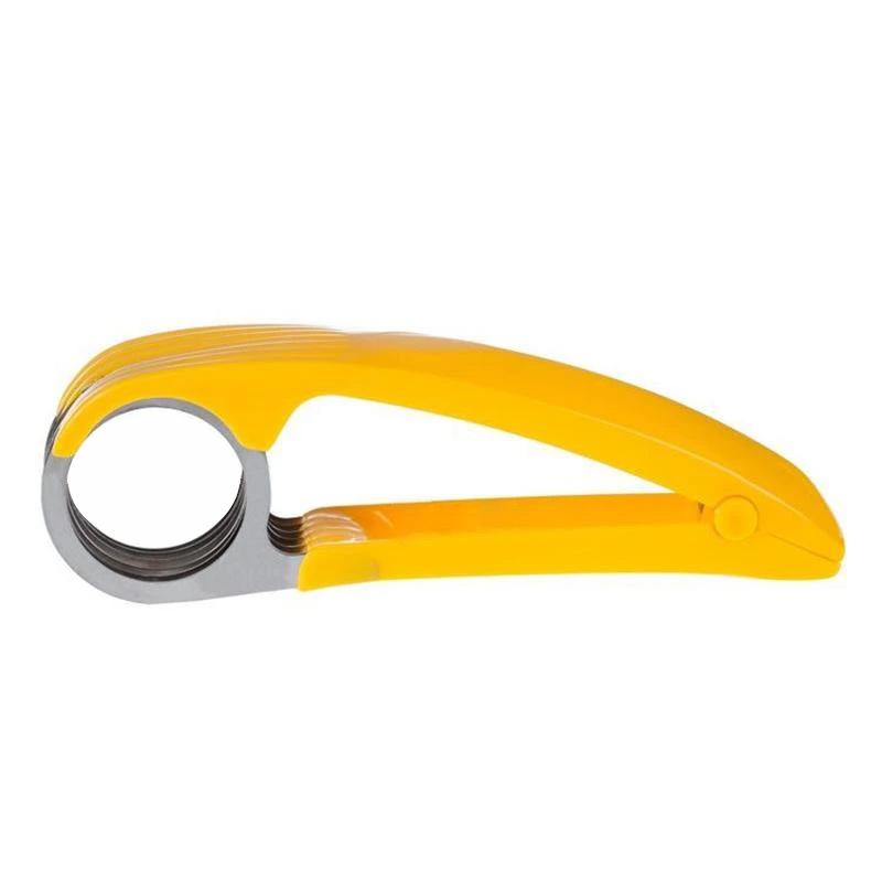 Effortless Fruit Slicer for Quick and Even Banana Slices