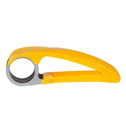 Effortless Fruit Slicer for Quick and Even Banana Slices
