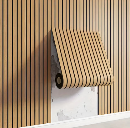 3D Wall Panel Realistic Wood Texture Self-Adhesive & Water-Resistant