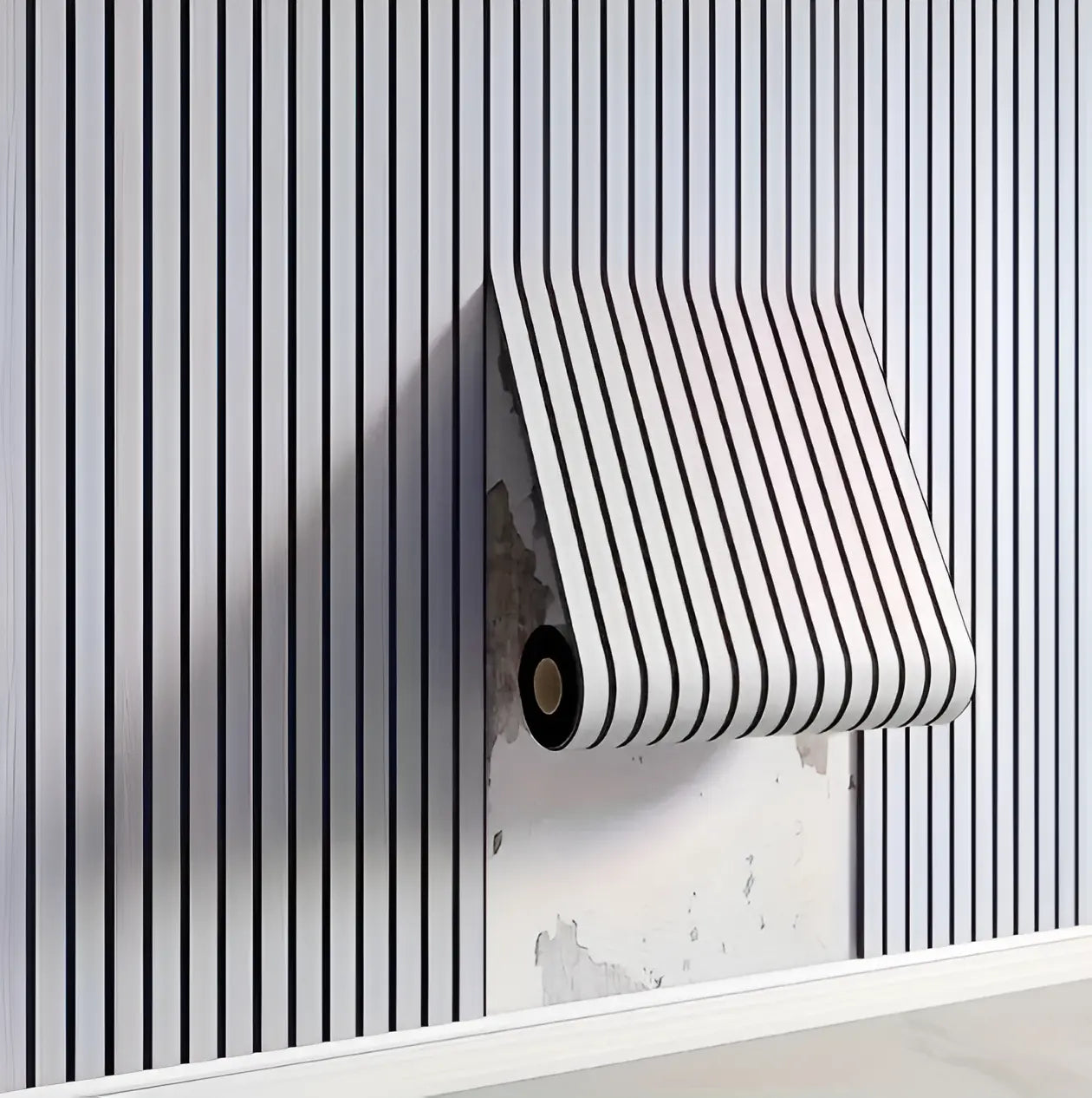 3D Wall Panel Realistic Wood Texture Self-Adhesive & Water-Resistant