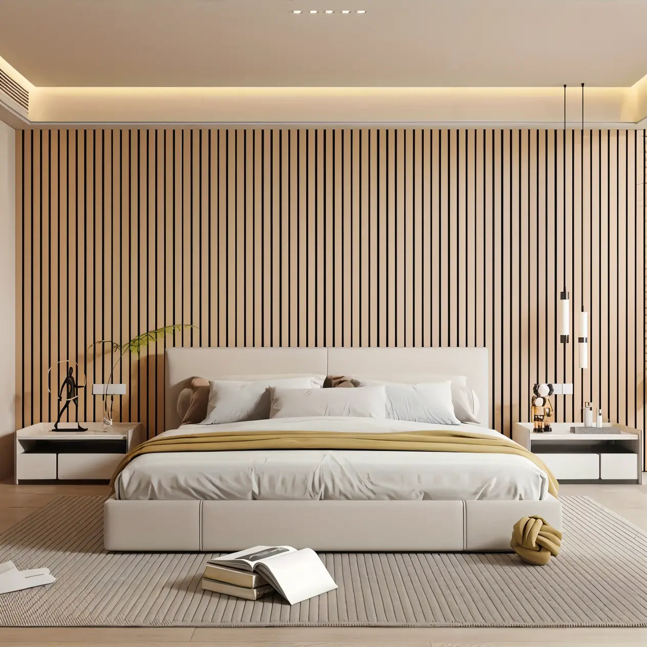 3D Wall Panel Realistic Wood Texture Self-Adhesive & Water-Resistant