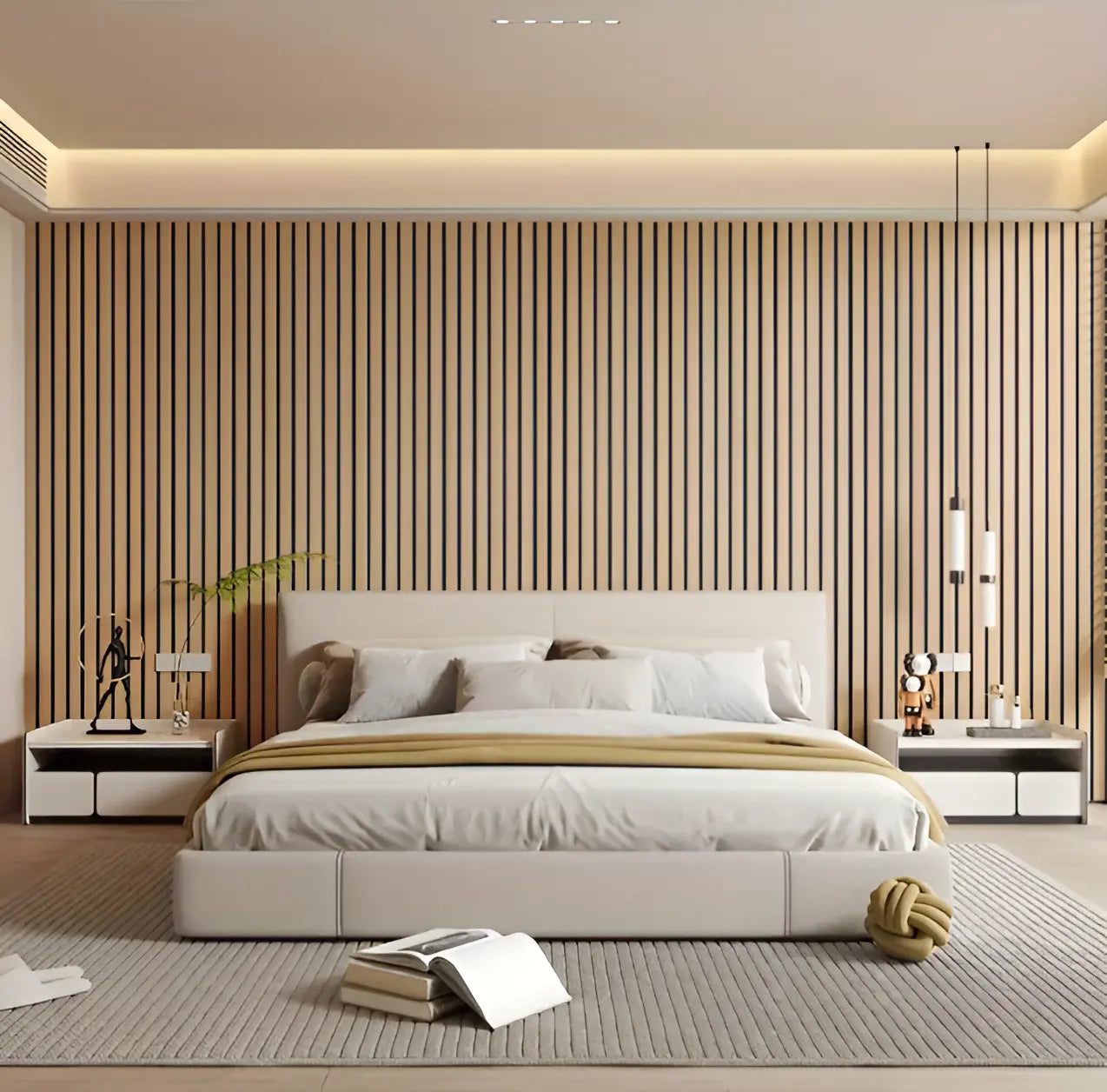 3D Wall Panel Realistic Wood Texture Self-Adhesive & Water-Resistant