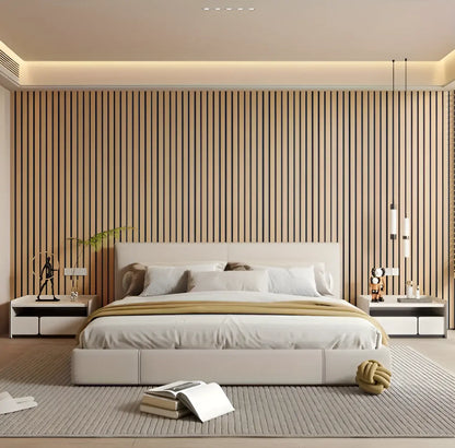 3D Wall Panel Realistic Wood Texture Self-Adhesive & Water-Resistant