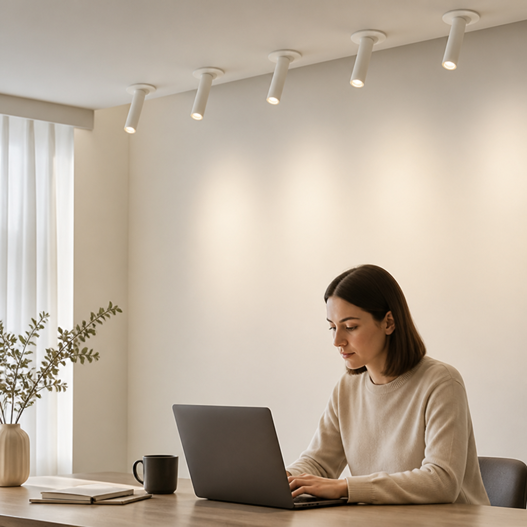 60-Degree Adjustable Beam LED Aluminum Pendant Light
