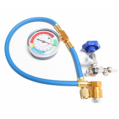 AC Refill Hose Universal Refrigerant 0-350 PSI Gauge