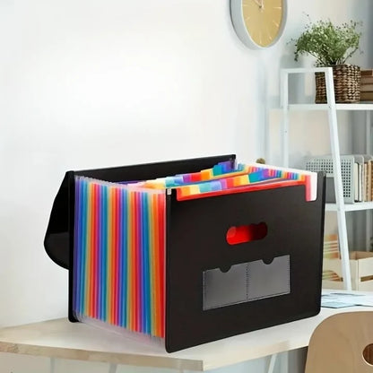 Accordion File Organizer Waterproof Expandable 24 Compartments
