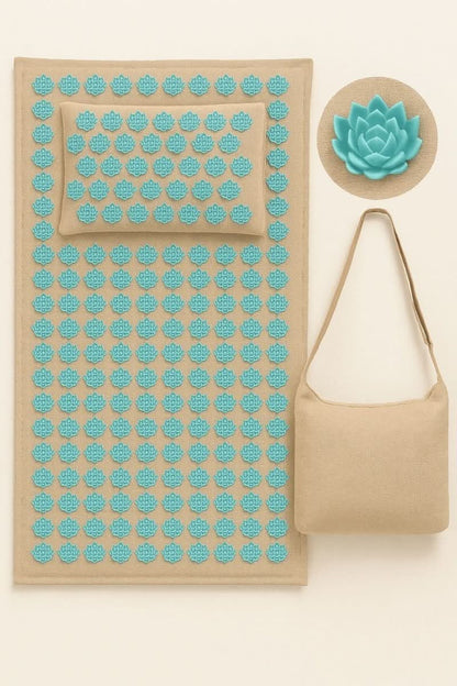 Acupressure Mat Set Cotton Cover & Foam Core