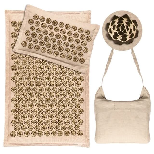 Acupressure Mat Set Cotton Cover & Foam Core