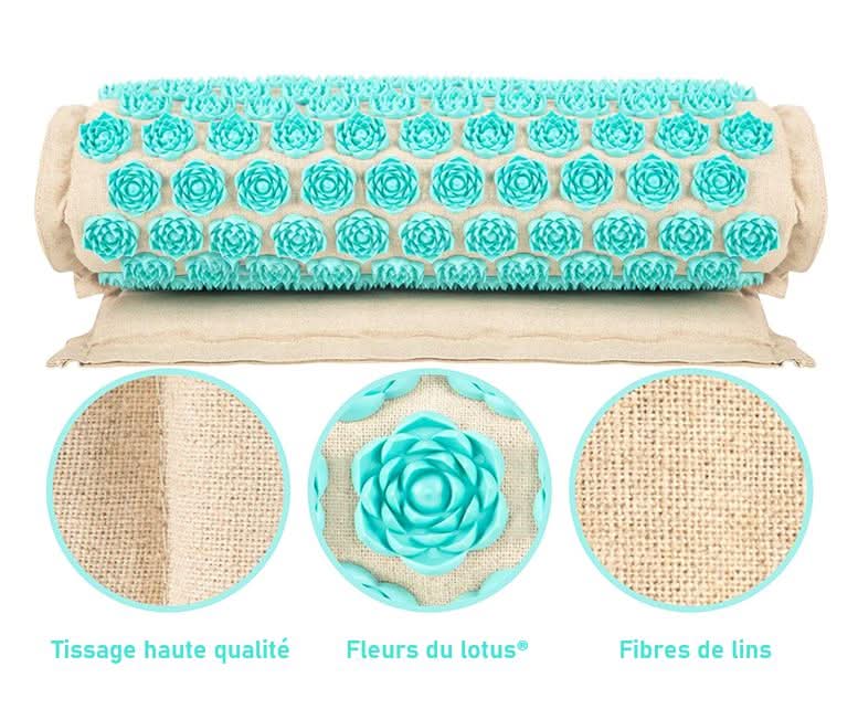 Acupressure Mat Set Cotton Cover & Foam Core