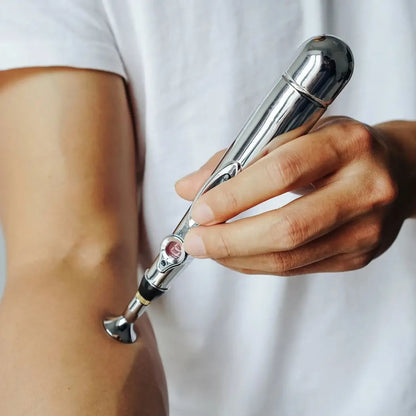 Acupuncture Pen Needle-Free Interchangeable Tips Nine Intensity Levels
