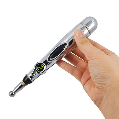 Acupuncture Pen Needle-Free Three Interchangeable Heads Adjustable Intensity