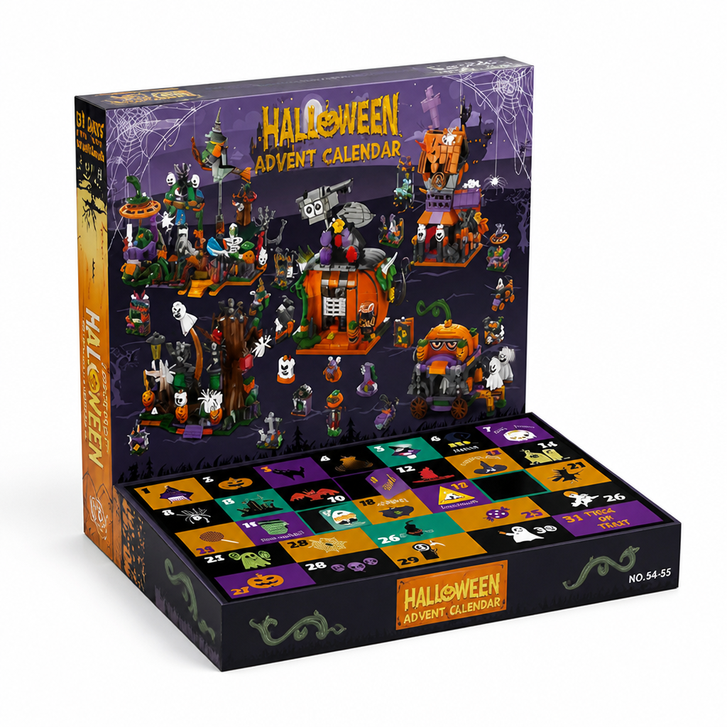 Advent Calendar 31 Buildable Halloween Mini Buildings & Figures