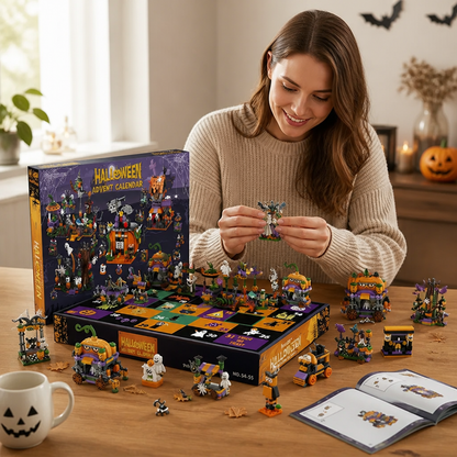 Advent Calendar 31 Buildable Halloween Mini Buildings & Figures