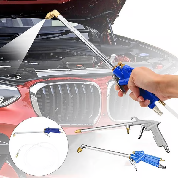 Air Blow Gun Copper Tip Long Metal Tube