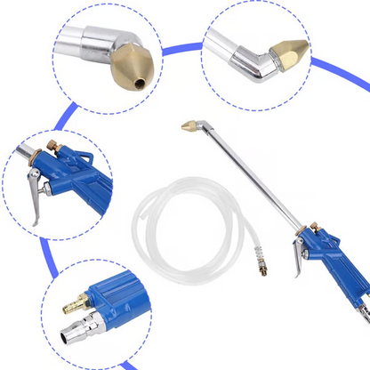 Air Blow Gun Copper Tip Long Metal Tube